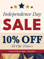 10% Off Pipe Tobacco