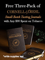 Free Three-Pack of C&D’s Tasting Journals with Any $90 Spent on Tobacco