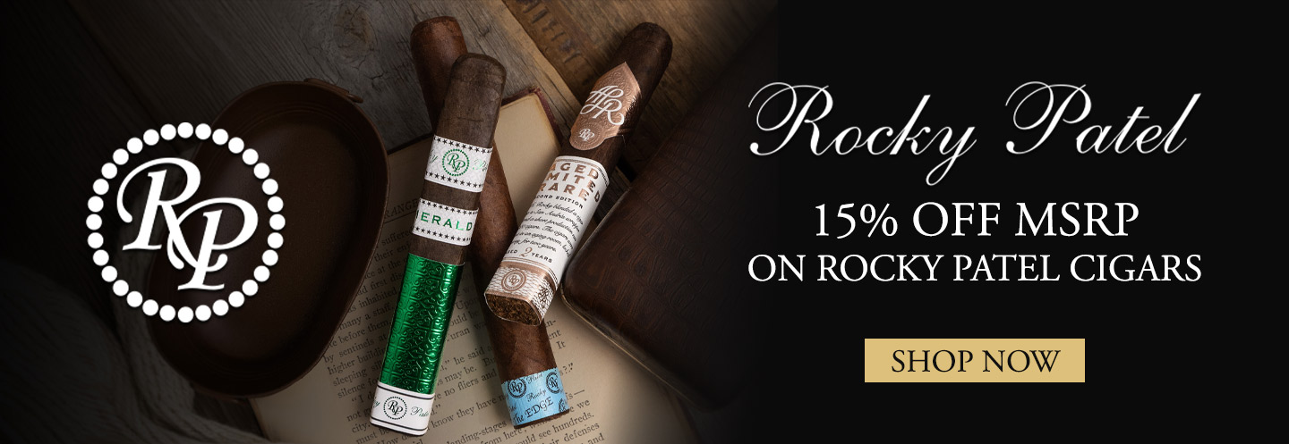 15% Off MSRP on Rocky Patel Cigars