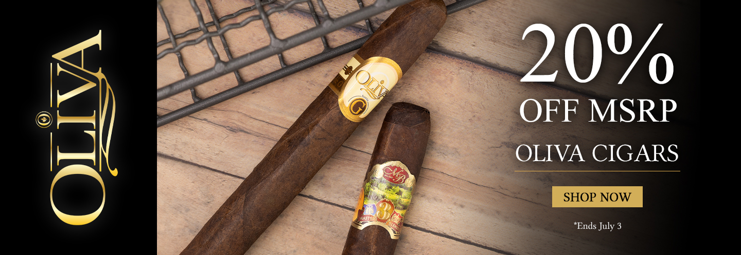20% Off MSRP on Oliva Cigars