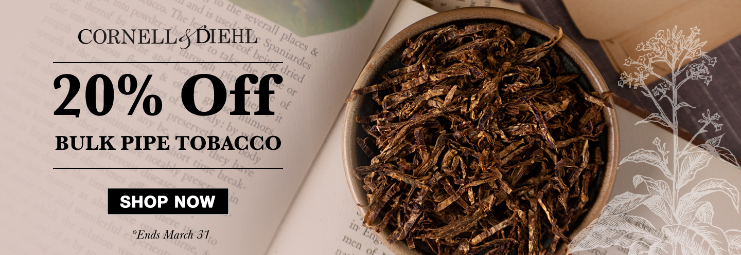 20% Off Cornell & Diehl Bulk Tobacco