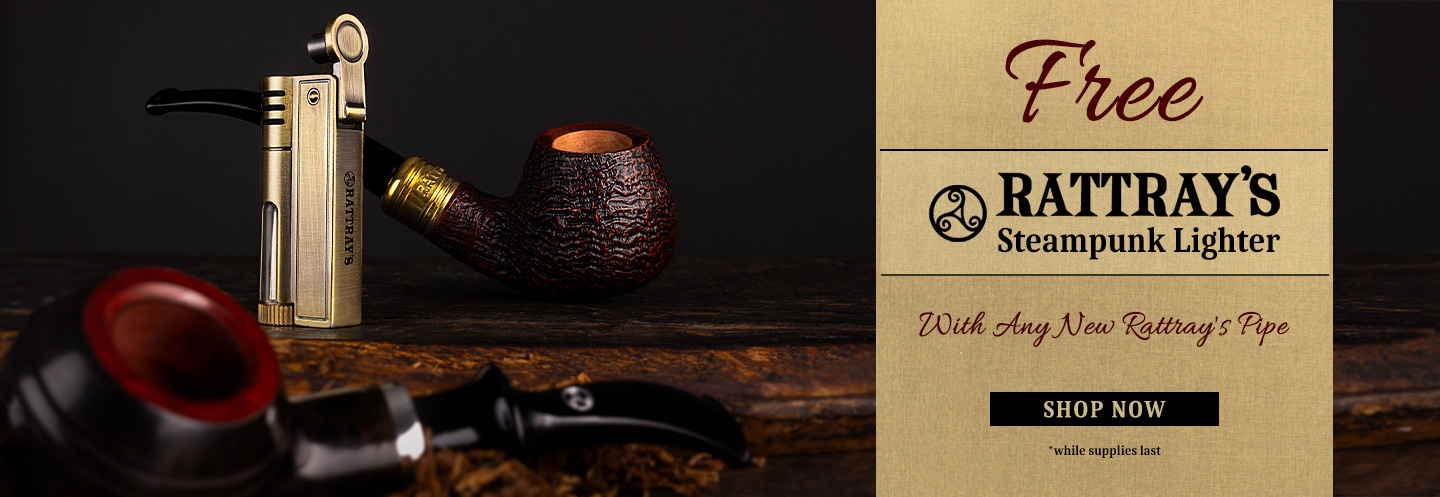 Free Rattray's Steampunk Lighter With Any New Rattray's Pipe
